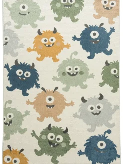 Monstana Kinder-Teppich, Creme