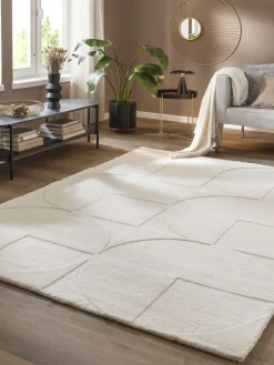 Montioni Woll-Teppich, Creme