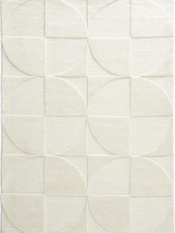 Montioni Woll-Teppich, Creme
