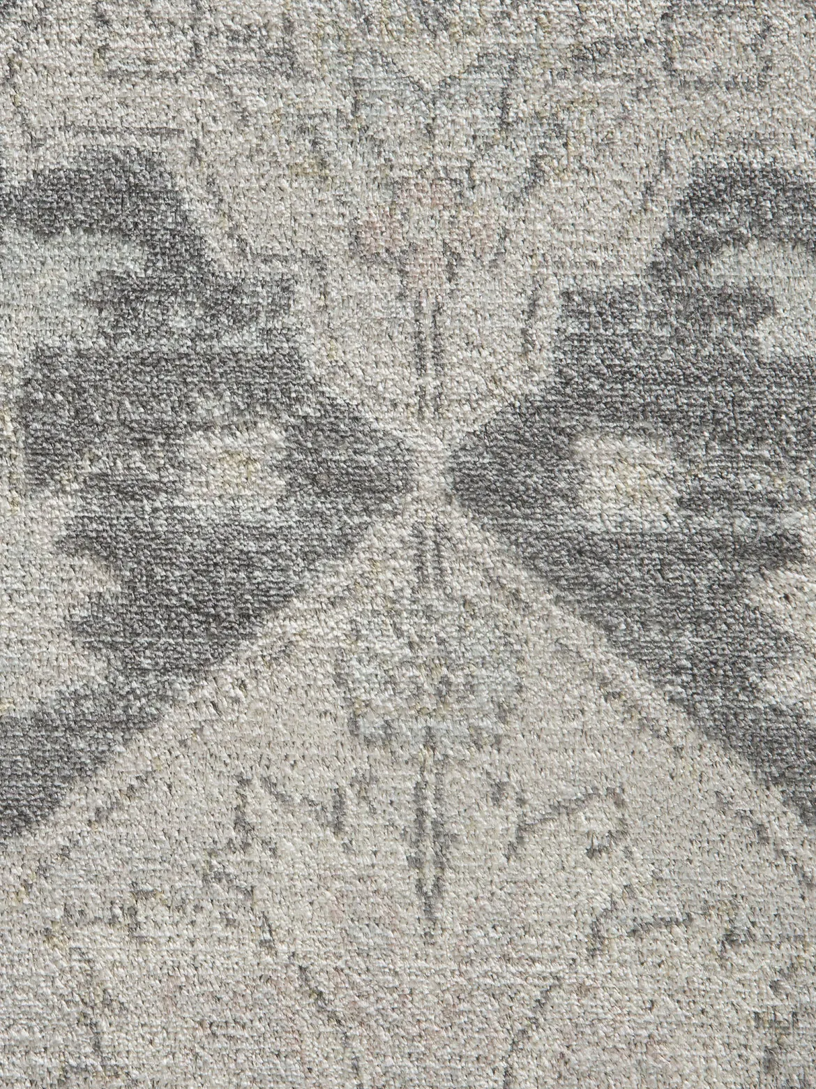 Nafar Vintage-Teppich, Grau/Rose