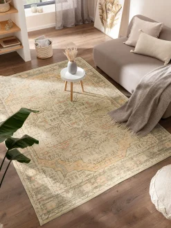 Naliya Vintage-Teppich, Vintage Beige