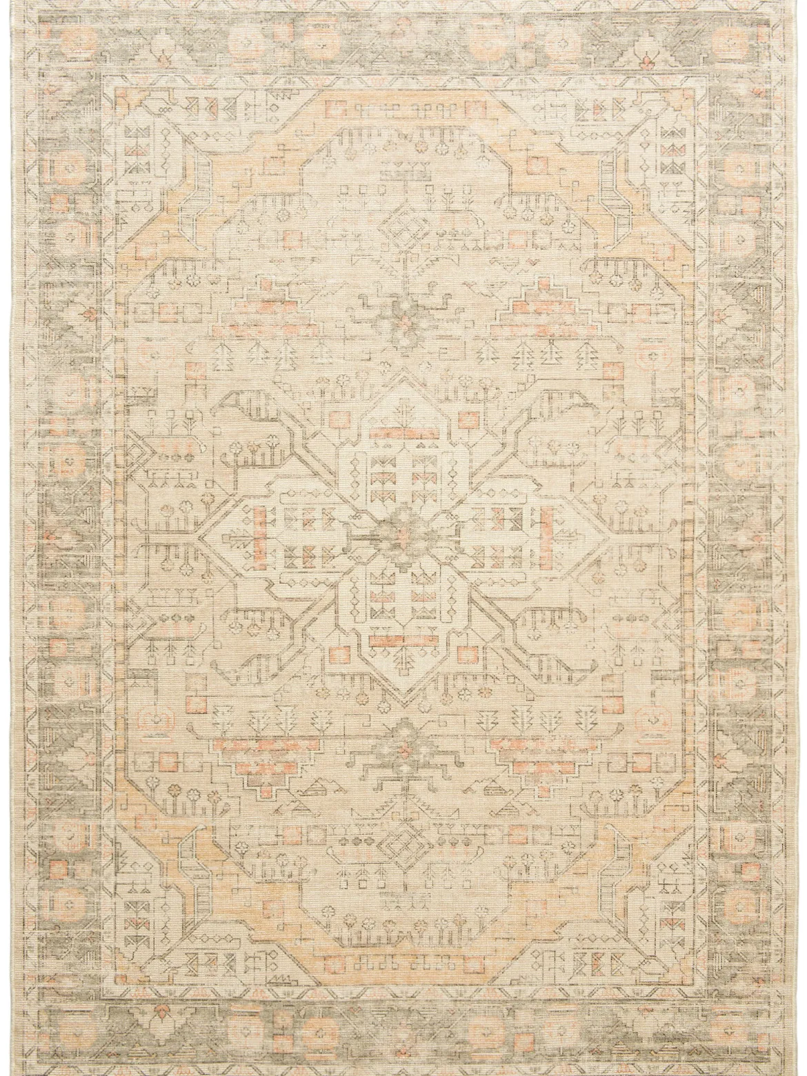 Naliya Vintage-Teppich, Vintage Beige