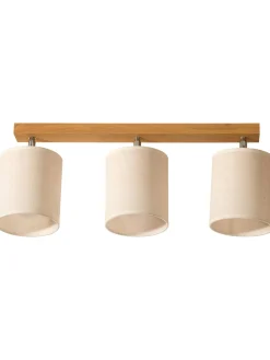 Natural Fibre Deckenleuchte, Beige