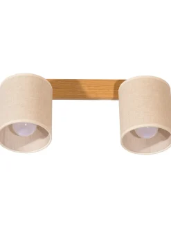 Natural Fibre Deckenleuchte, Beige