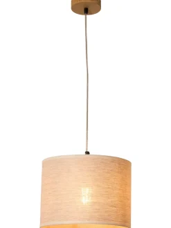 Natural Fibre Hängeleuchte, Beige