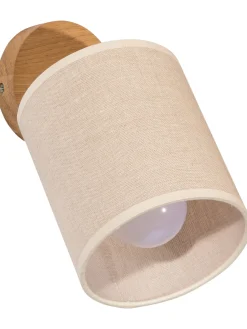 Natural Fibre Wandleuchte, Beige