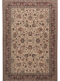 New Smaragd Orient-Teppich, Creme