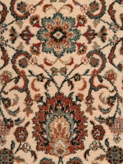 New Smaragd Orient-Teppich, Creme
