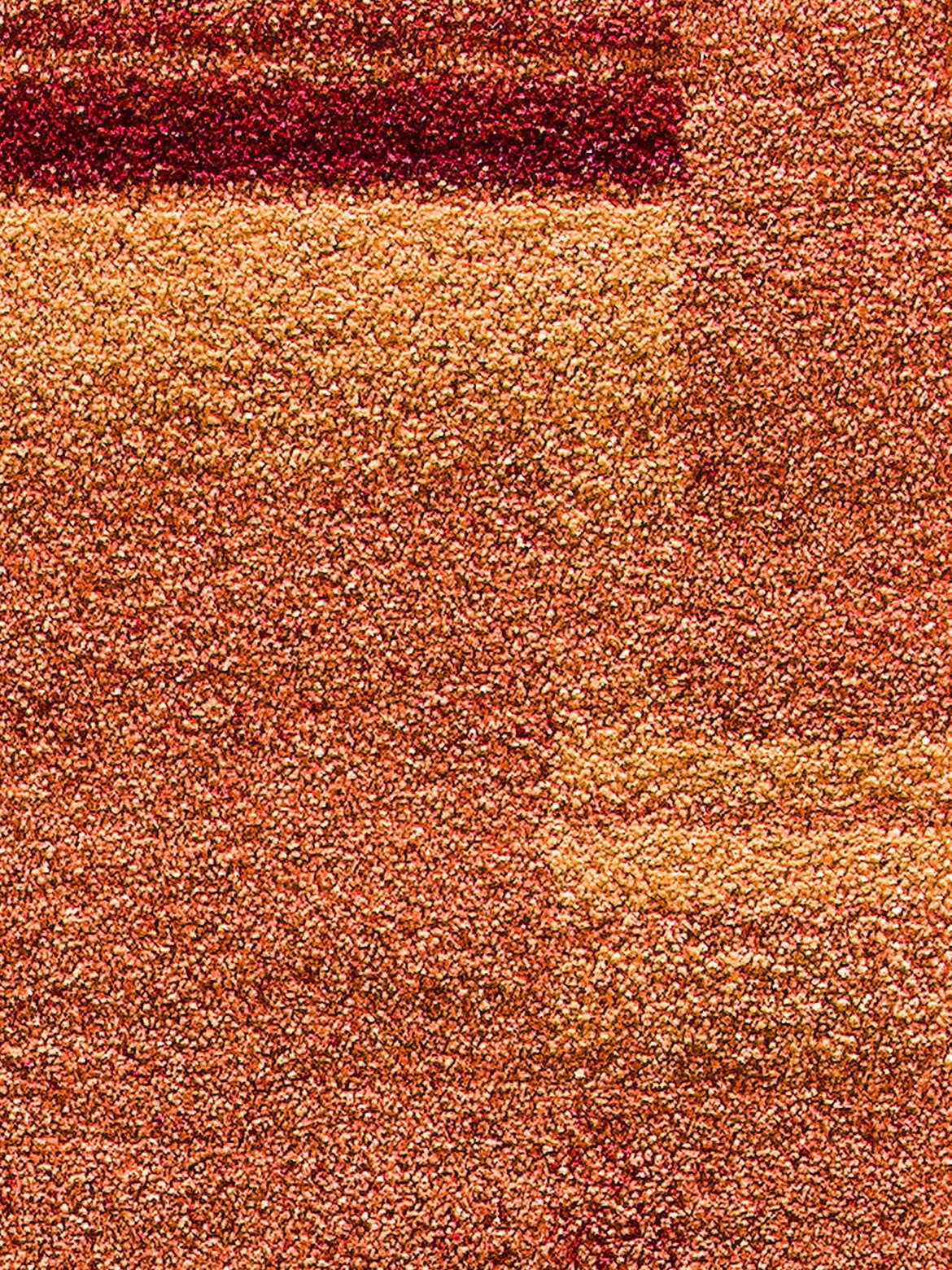 Night Life Moderner Teppich, Orange