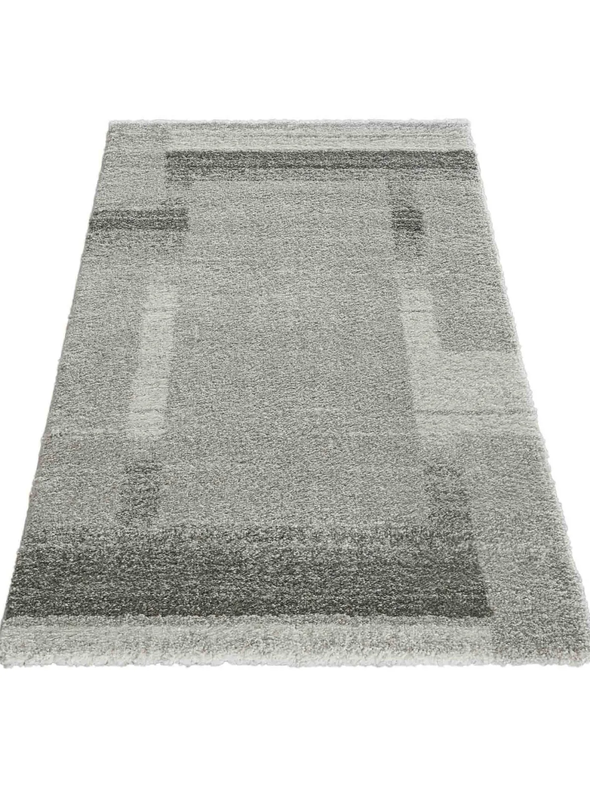 Night Life Moderner Teppich, Silber