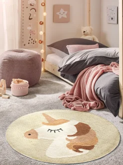 Nilla Einhorn Kinder-Teppich, Beige