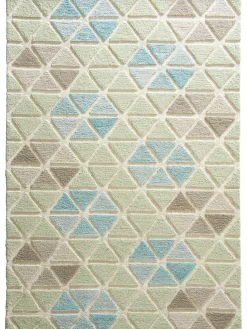 Niva Woll-Teppich, Blau