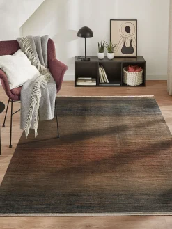 Nosara Vintage-Teppich, Dunkelblau