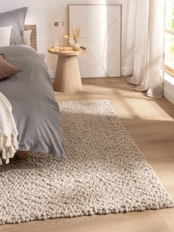 Nysum Woll-Teppich, Beige