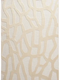 Oriana Moderner Teppich, Creme