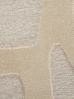 Oriana Moderner Teppich, Creme