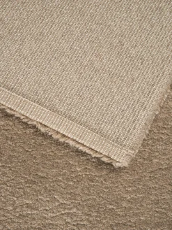 Ourika Hochflor-Teppich, Dunkelbeige