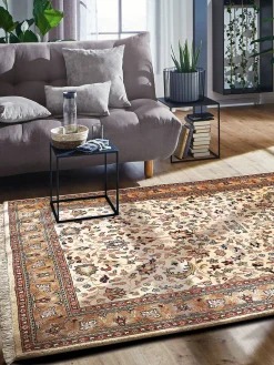 Padischah Isfahan Orient-Teppich, Beige