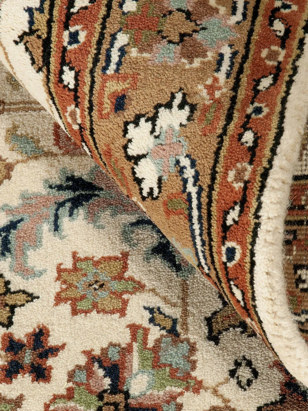 Padischah Isfahan Orient-Teppich, Beige