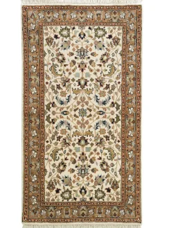 Padischah Isfahan Orient-Teppich, Beige