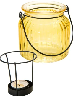 Palomas Teelichthalter, Gelb