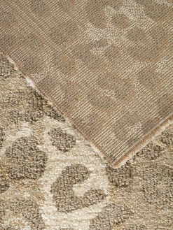 Pangani Moderner Teppich, Dunkelbeige