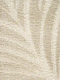 Pianta Moderner Teppich, Creme