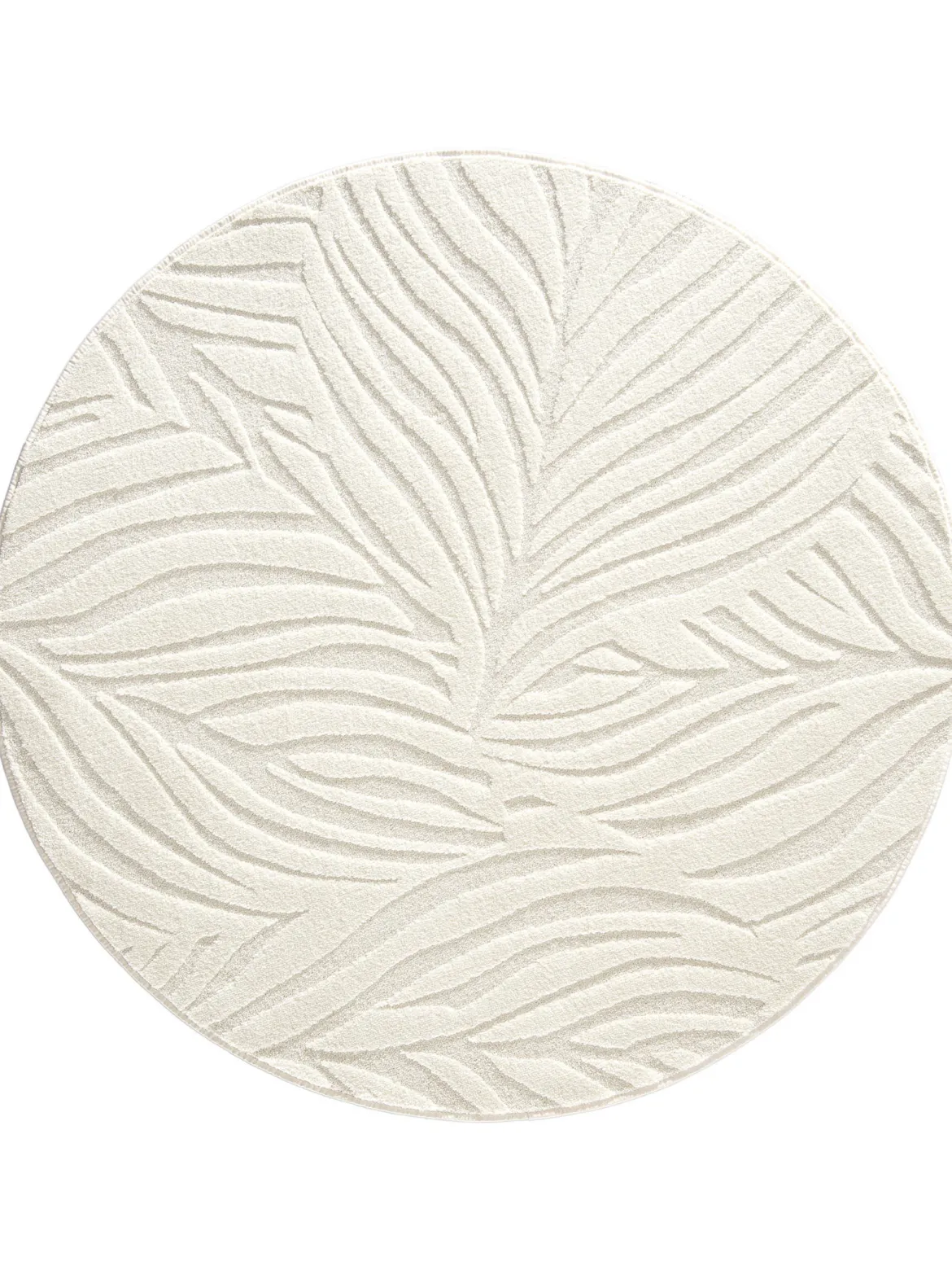 Pianta Moderner Teppich, Ivory