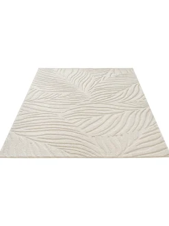 Pianta Moderner Teppich, Ivory