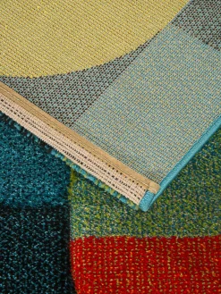 Picobello Moderner Teppich, Multi-Blau