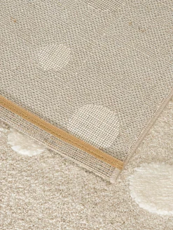 Pünktchen Kinder-Teppich, Hellbeige