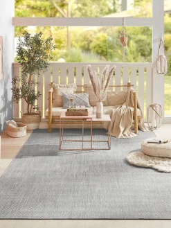 Proteus Outdoor-Teppich, Silber