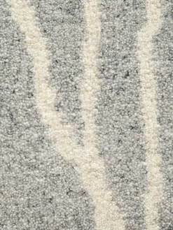 Puranpur Woll-Teppich, Grey Natural