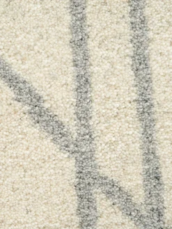 Puranpur Woll-Teppich, Nordic White