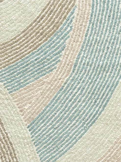 Ralund Woll-Teppich, Blau