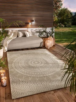 Rancagua Outdoor-Teppich, Creme