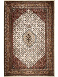 Rawara Bidjar Orient-Teppich, Beige
