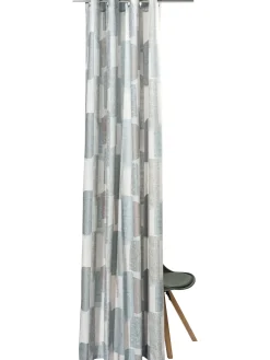 Retoro Ösenschal, Braun/Grau/Creme/Beige