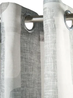 Retoro Ösenschal, Braun/Grau/Creme/Beige