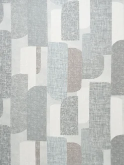 Retoro Ösenschal, Braun/Grau/Creme/Beige