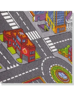 Road Kinderzimmer-Teppichboden, Multicolor 97