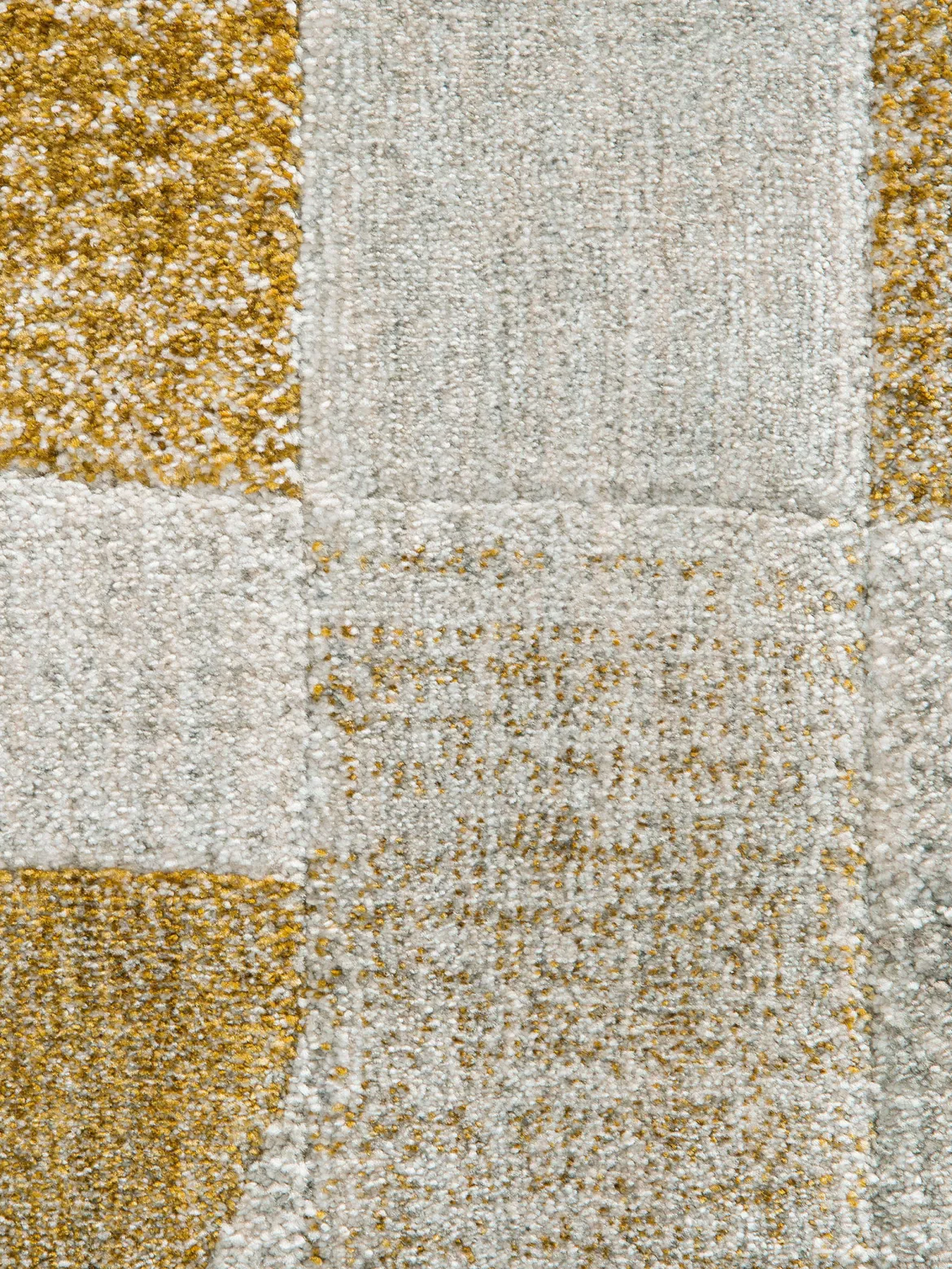 Rockledge Moderner Teppich, Gold-Grau