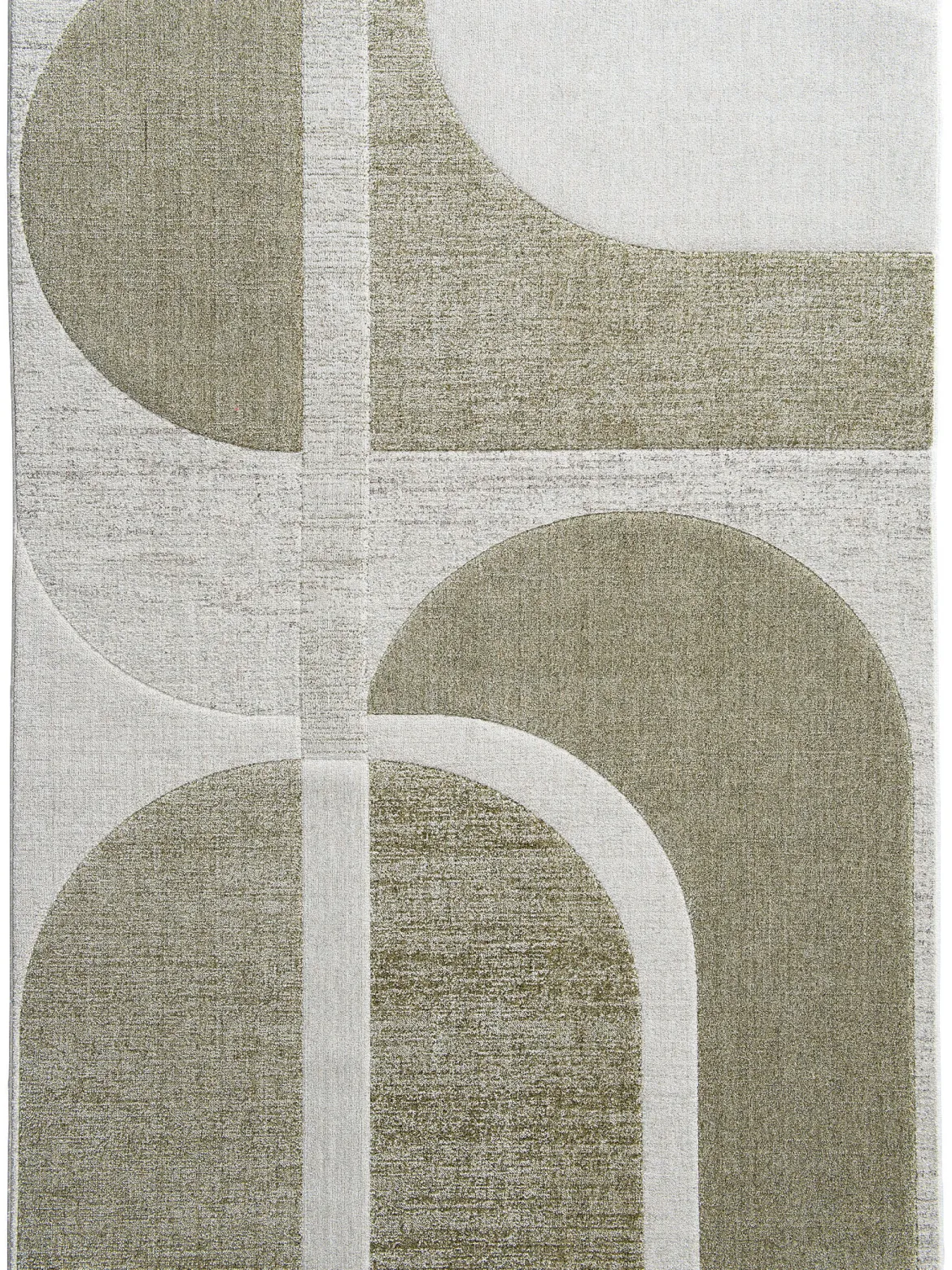 Rockledge Moderner Teppich, Grün-Grau