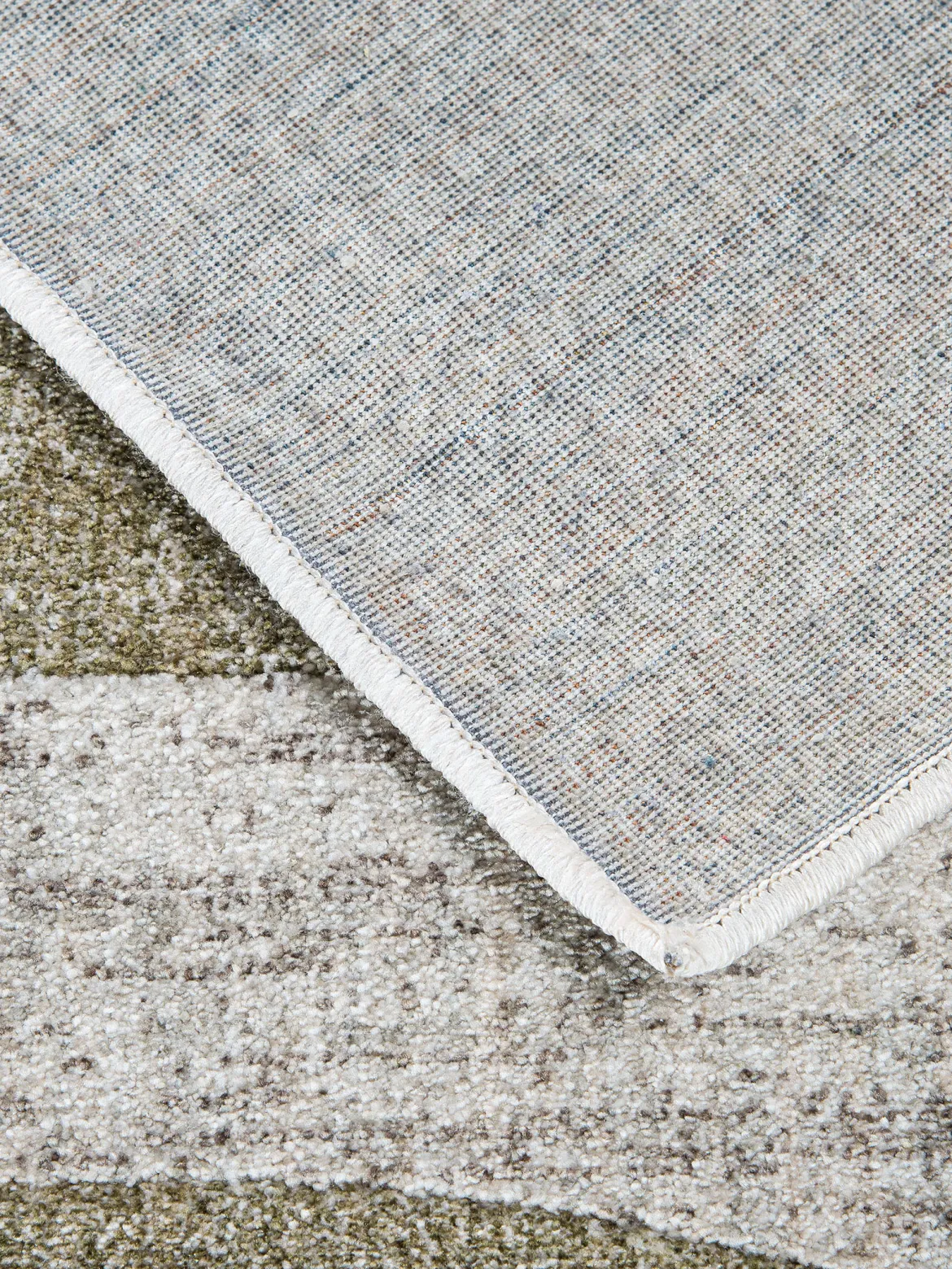 Rockledge Moderner Teppich, Grün-Grau