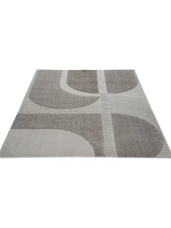 Rockledge Moderner Teppich, Silber-Grau
