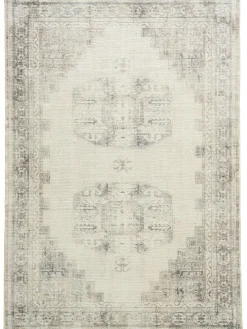 Rodano Vintage-Teppich, Hellgrau