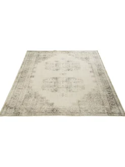 Rodano Vintage-Teppich, Hellgrau