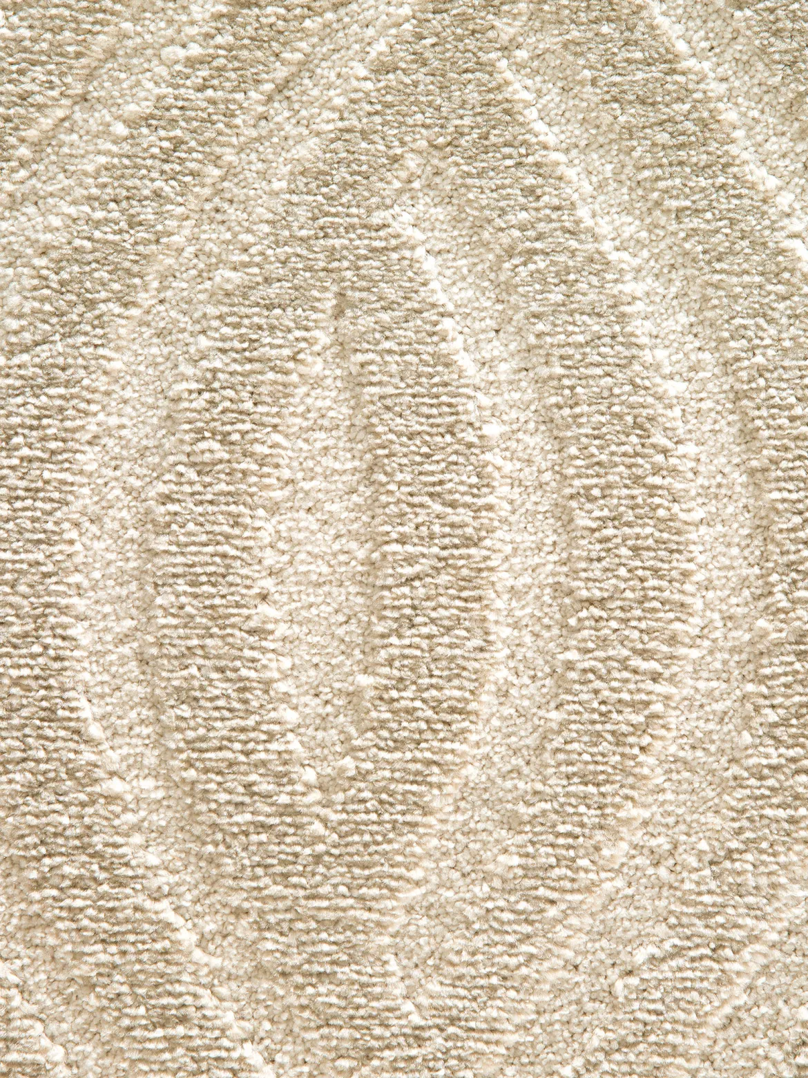 Rombo Moderner Teppich, Creme