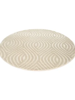 Rombo Moderner Teppich, Creme