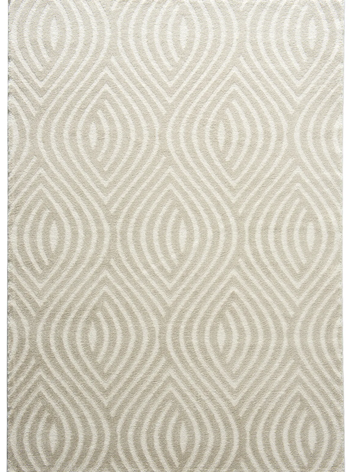 Rombo Moderner Teppich, Creme